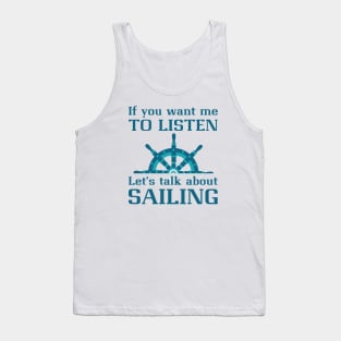 Talk About Sailing Tank Top